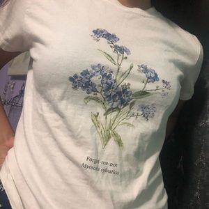 White forget me not top